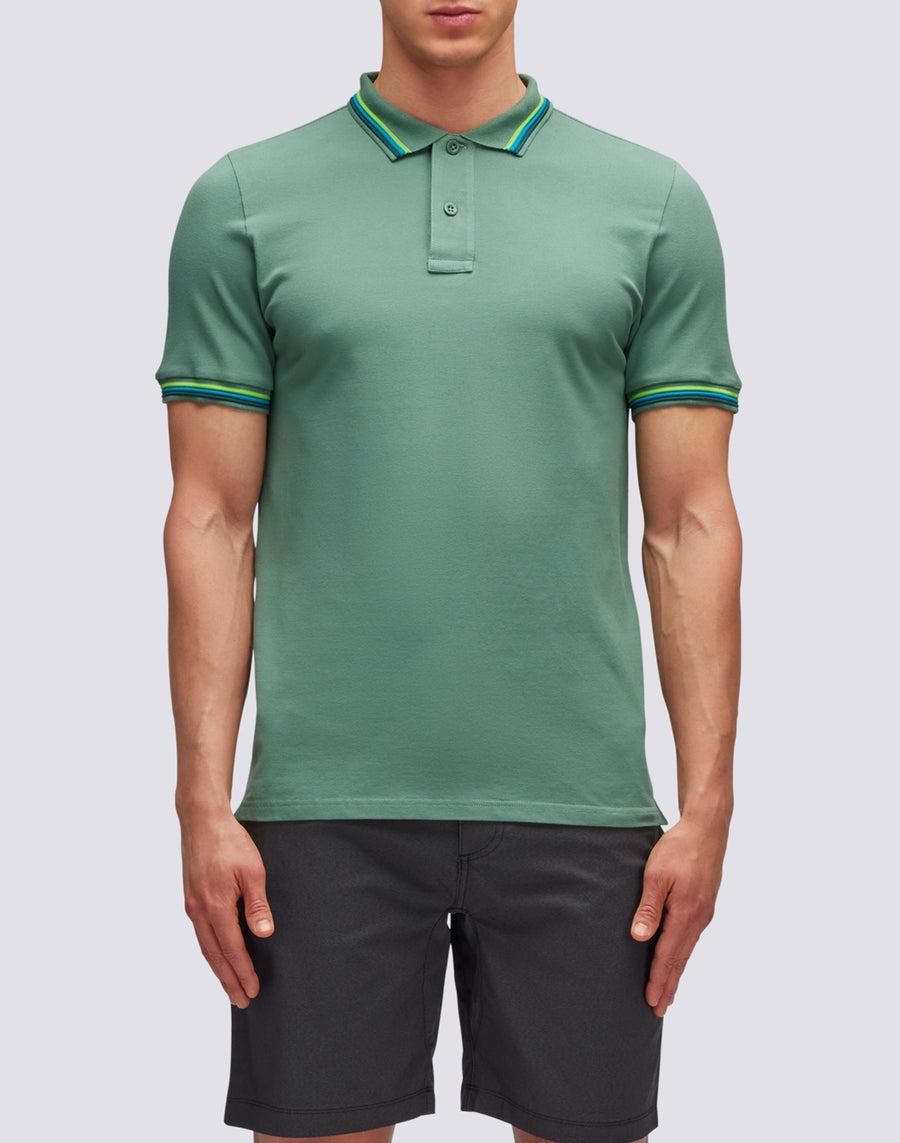 Sundek POLO BRICE IN COTONE PIQUET CON DETTAGLI TRICOLOR m779plj6500-a1601