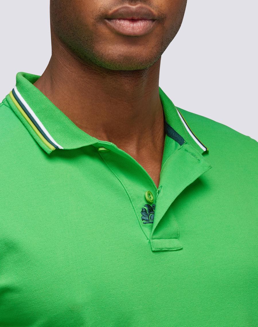 Sundek POLO BRICE IN COTONE PIQUET CON DETTAGLI TRICOLOR m779plj6500-a1801