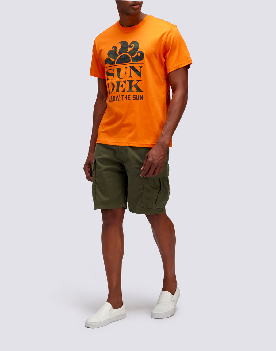 Sundek T-SHIRT STAMPA CAMOU FOLLOW THE SUN m026tej7853-55000 Promozione