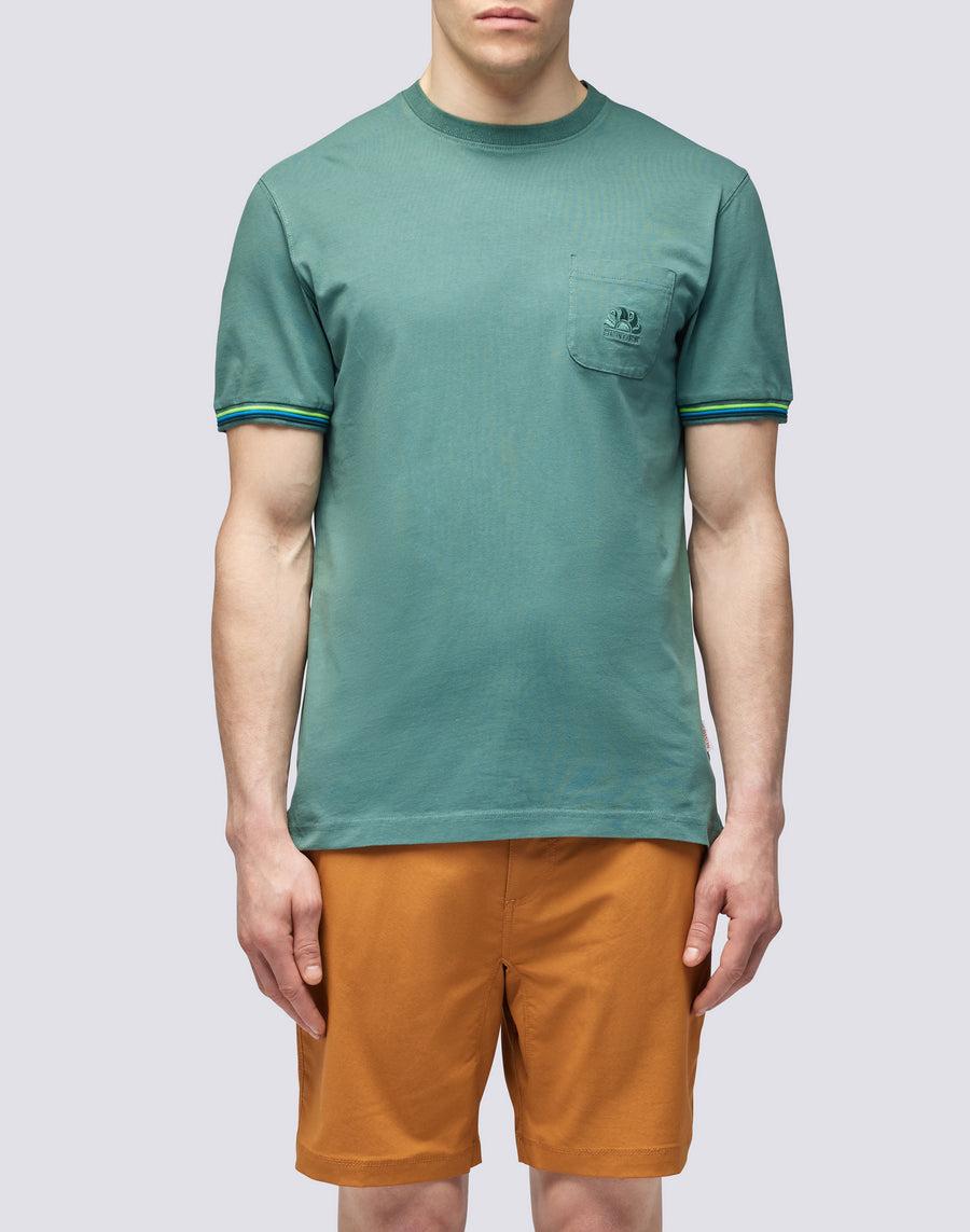 Sundek T-SHIRT FINN GIROCOLLO CON TASCHINO m775tej7800-a1601