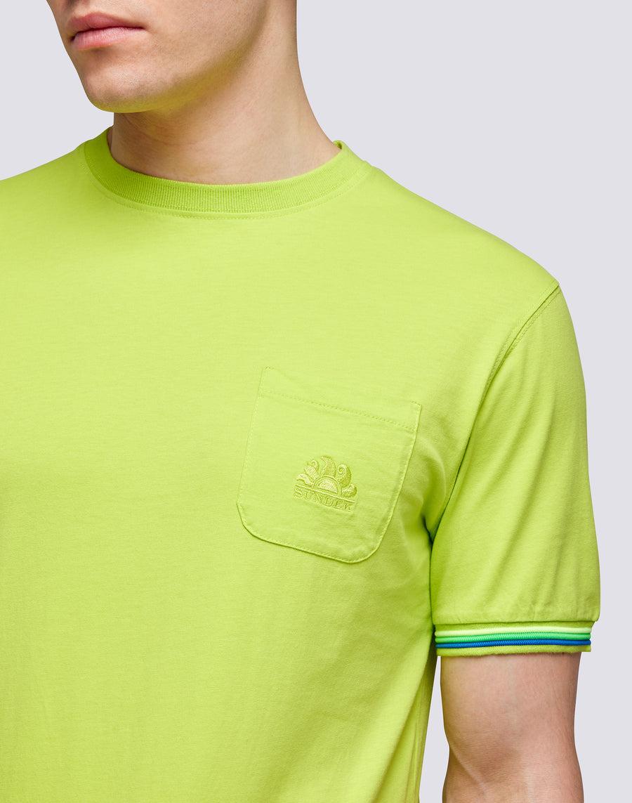 Sundek T-SHIRT FINN GIROCOLLO CON TASCHINO m775tej7800-69101 Acquista Ora