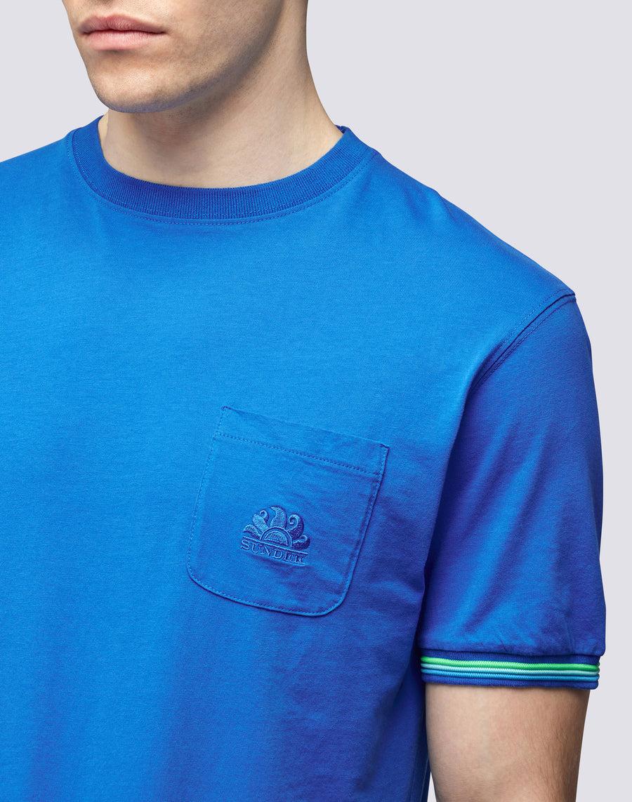 Sundek T-SHIRT FINN GIROCOLLO CON TASCHINO Prezzo Ridotto