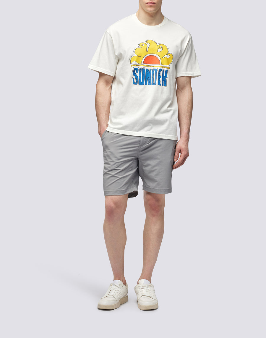 Sundek T-SHIRT SUNDEK LOGO m614tejr900-03901 Qualità