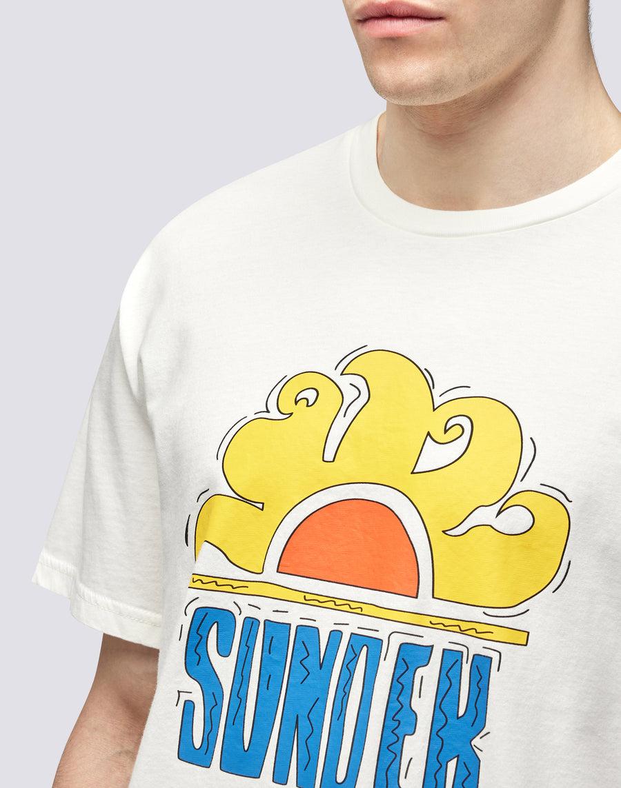Sundek T-SHIRT SUNDEK LOGO m614tejr900-03901 Qualità