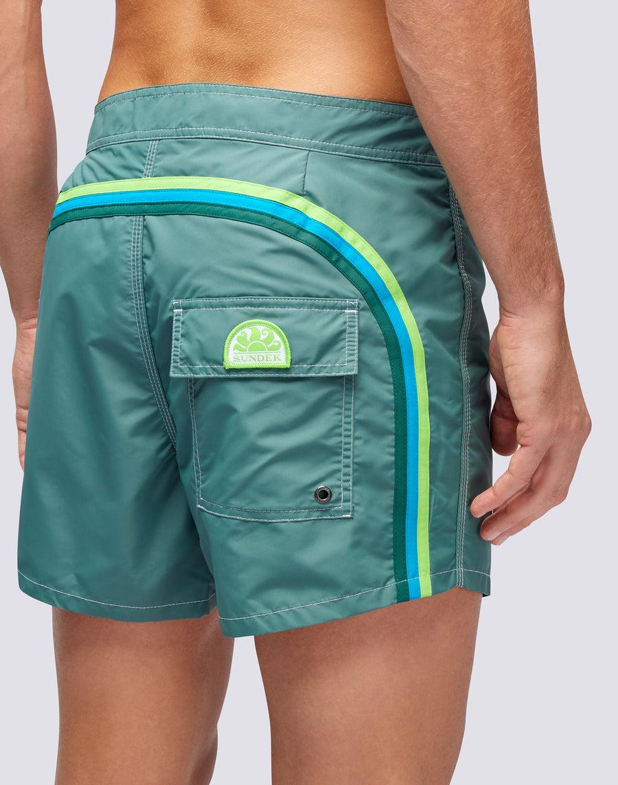 Sundek COSTUME DA BAGNO CORTO VITA FISSA ICONIC TAFFETA Vendita