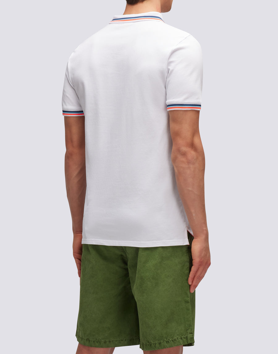 Sundek polo brice in cotone piquet con dettagli tricolor M779PLJ6500-00634 Negozi Online