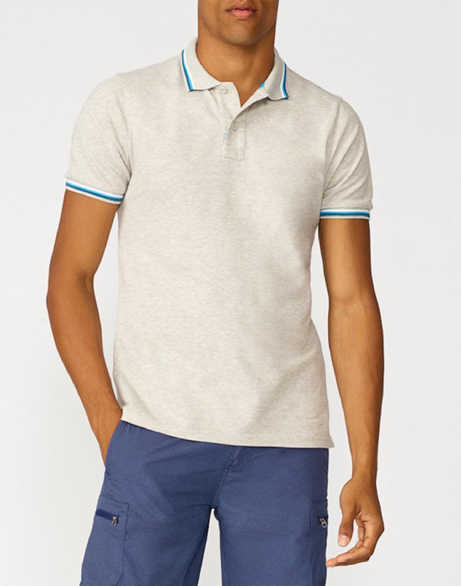 Sundek polo brice in cotone piquet con dettagli tricolor M779PLJ6500-02911