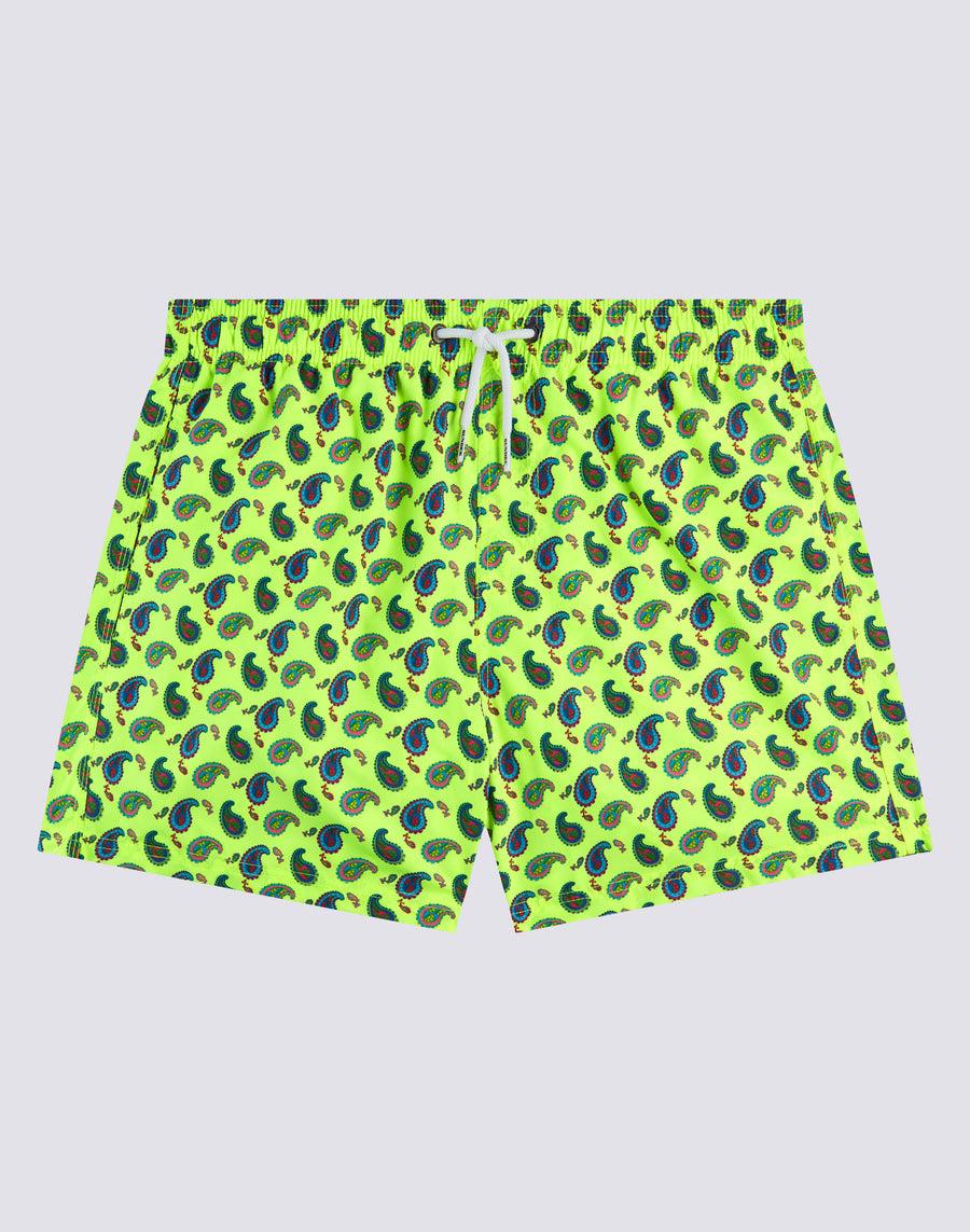 Sundek costume da bagno corto a vita elasticata microstampa crazy paisley m633bdrt46c-5326c Saldi