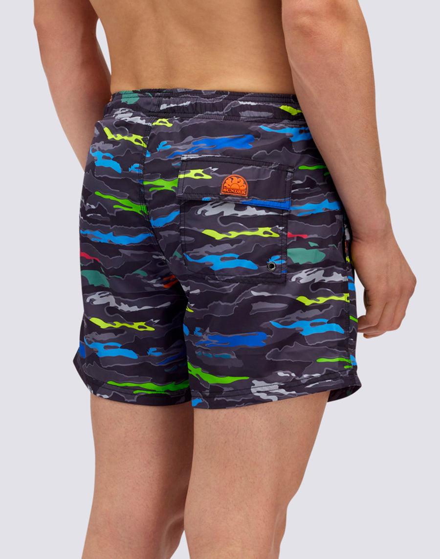 Sundek COSTUME HAPPY CAMOU PRINT m633bdrt43h-0043h Vendita
