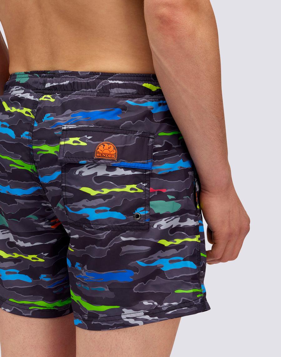 Sundek COSTUME HAPPY CAMOU PRINT m633bdrt43h-0043h Vendita