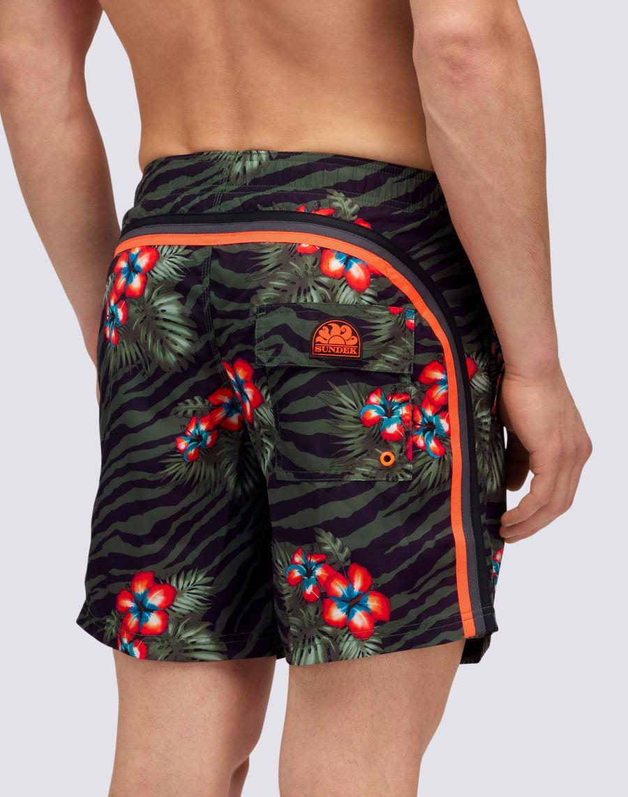 Sundek COSTUME STAMPA JUNGLE HIBI m505bdrt32h-a272h