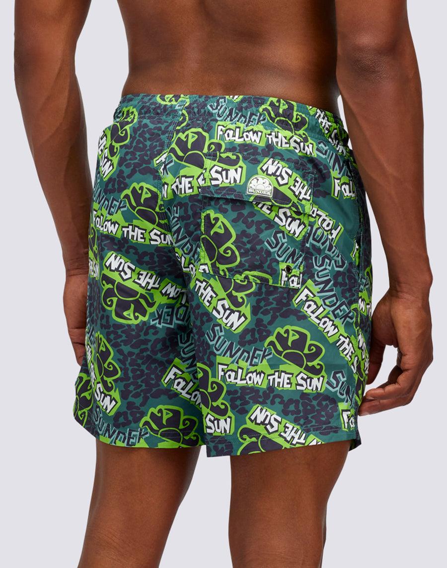 Sundek COSTUME STONEAGE PRINT m665bdrt4tg-a16tg Affare Del Giorno