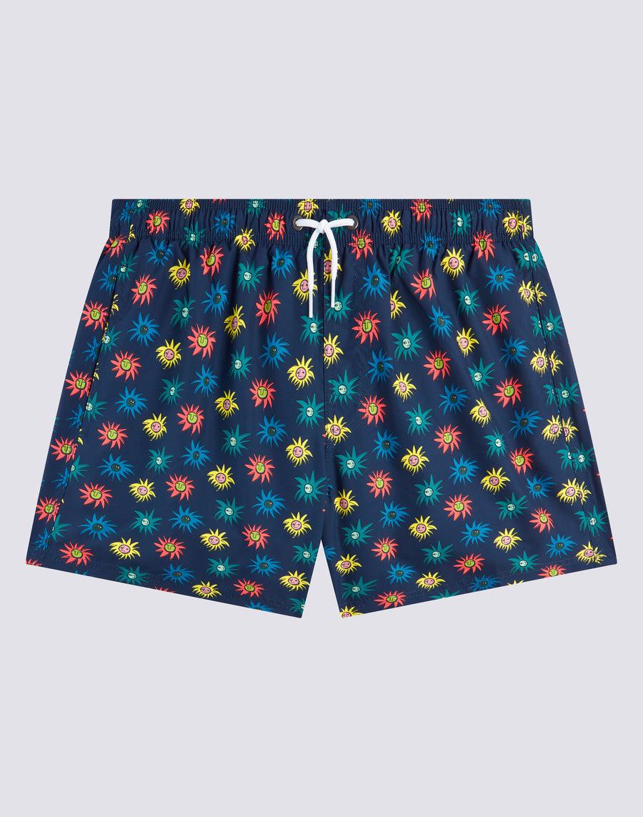 Sundek costume da bagno corto vita elasticata stampa lion sun repreve® m504bdrt33d-3103d Online
