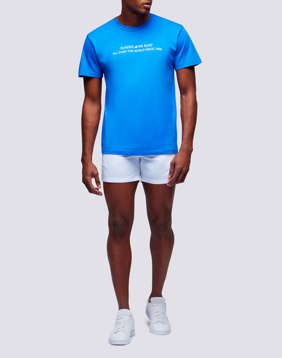 Sundek t-shirt uomo in cotone capsule flag m633bdrt4km-008km Vendite Flash