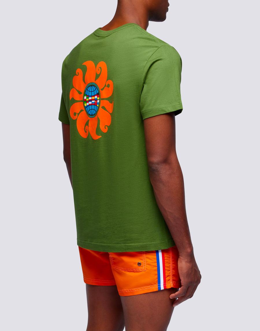 Sundek t-shirt uomo in cotone capsule flag m669tesj500-12700 Negozio