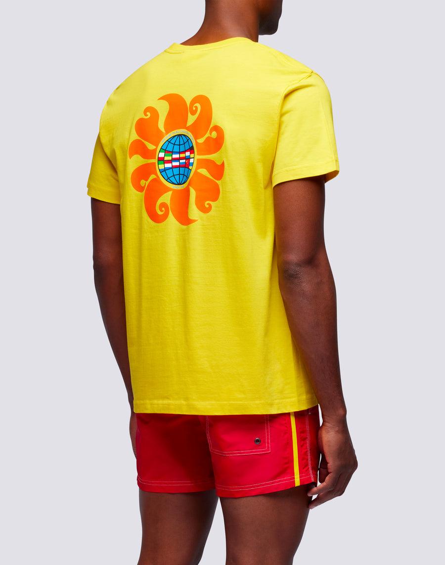 Sundek t-shirt uomo in cotone capsule flag m669tesj500-00700 Italia