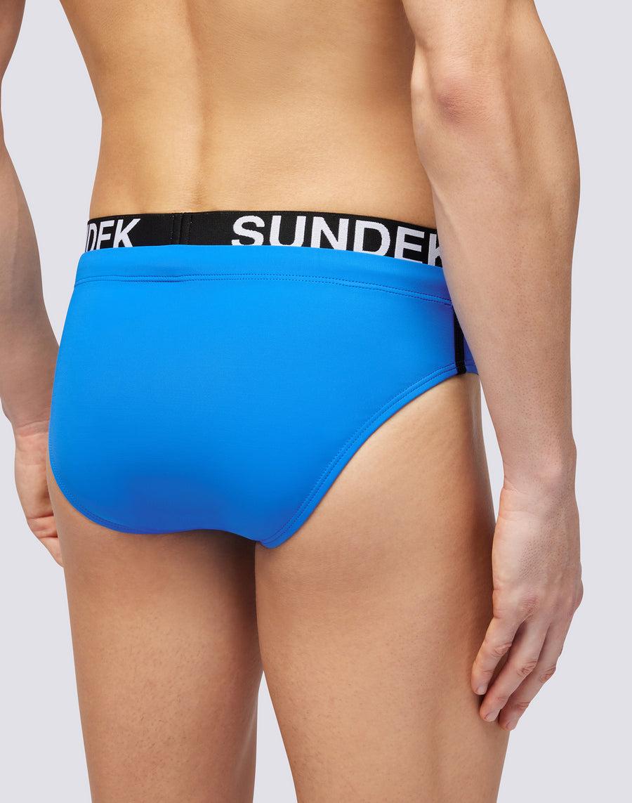 Sundek SLIP CON ELASTICO LOGO m309ssl3000-08901 Nuova