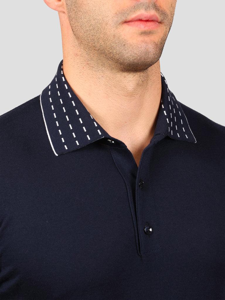 Svevo Maglia Polo 100% Cotone Supersoft Blu Navy e Bianca Acquista Ora
