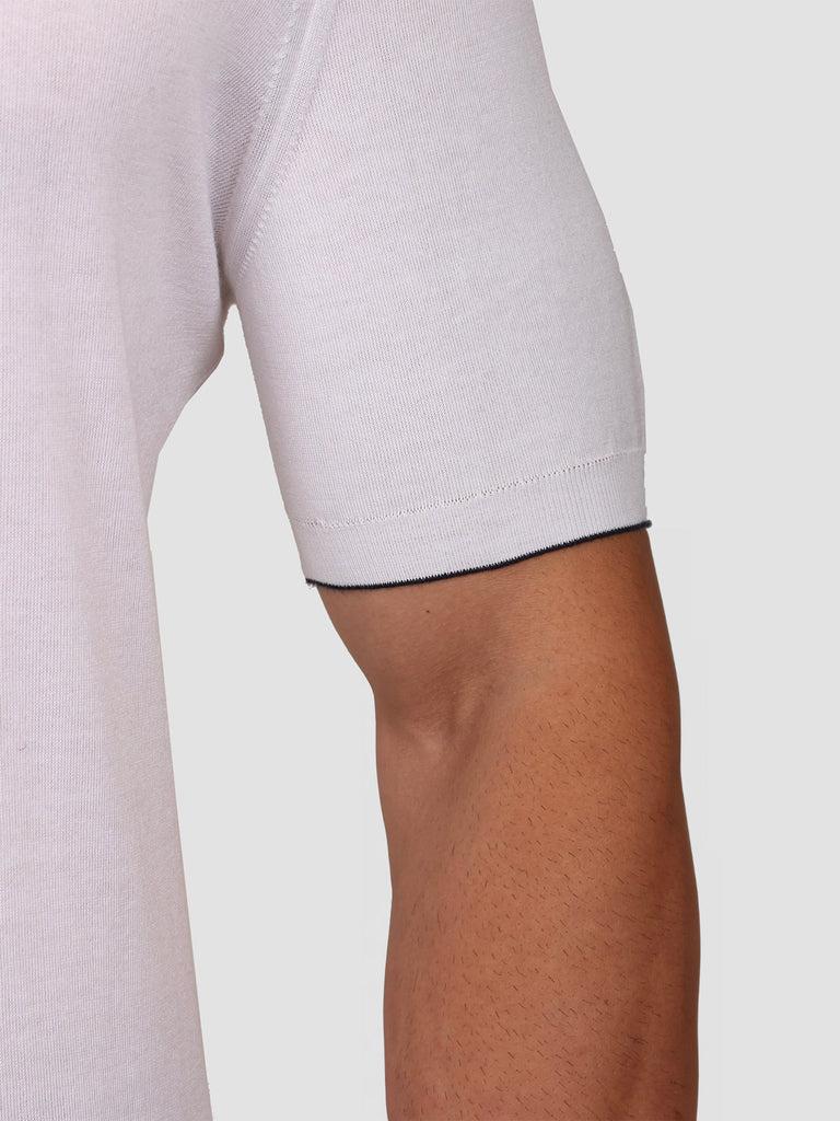 Svevo Maglia Polo con Zip 100% Cotone Supersoft Bianca Shopping Online