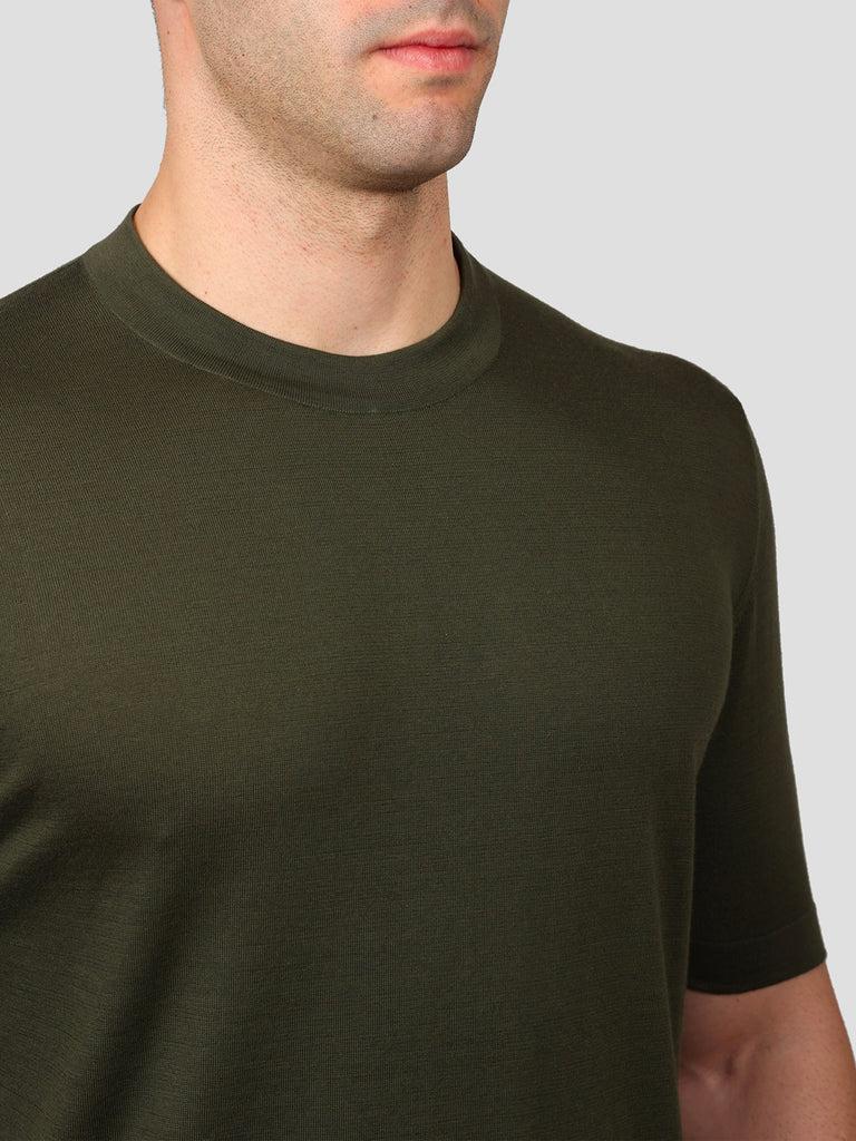 Svevo Girocollo 100% Cotone Supersoft Verde Hotsell