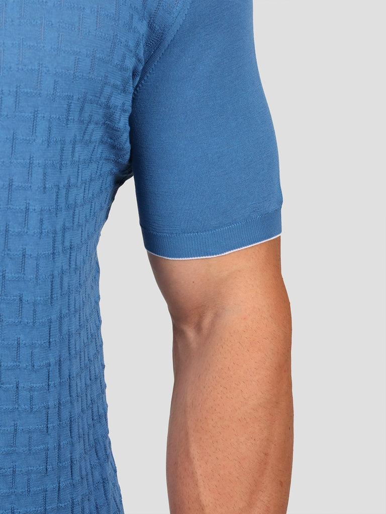 Svevo Maglia Girocollo 100% Cotone Makò Bluette I Più Venduti