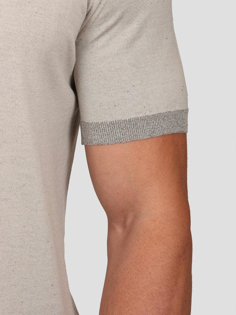 Svevo Maglia Girocollo in Carbonio Beige Negozio