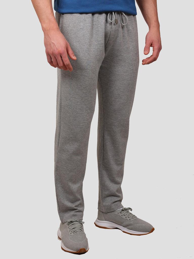 Svevo Pantalone Jogging Cotone e Cashmere Grigio Italia