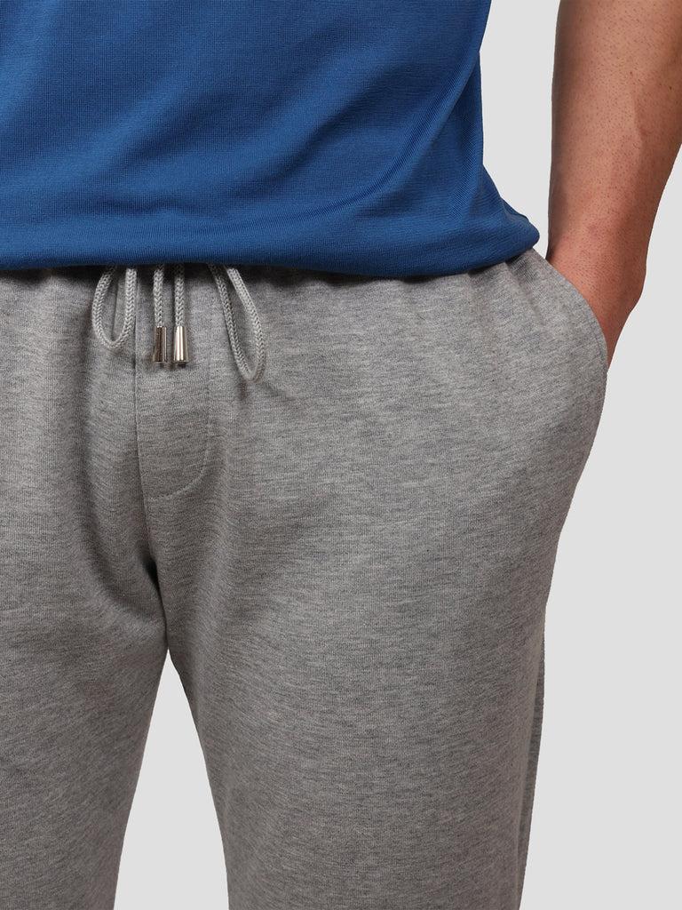 Svevo Pantalone Jogging Cotone e Cashmere Grigio Italia
