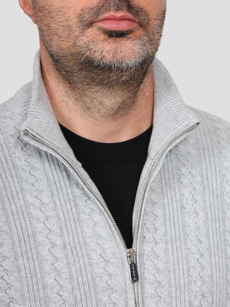 Svevo Giubbotto 100% Cashmere Grigio Spedizione Gratuita