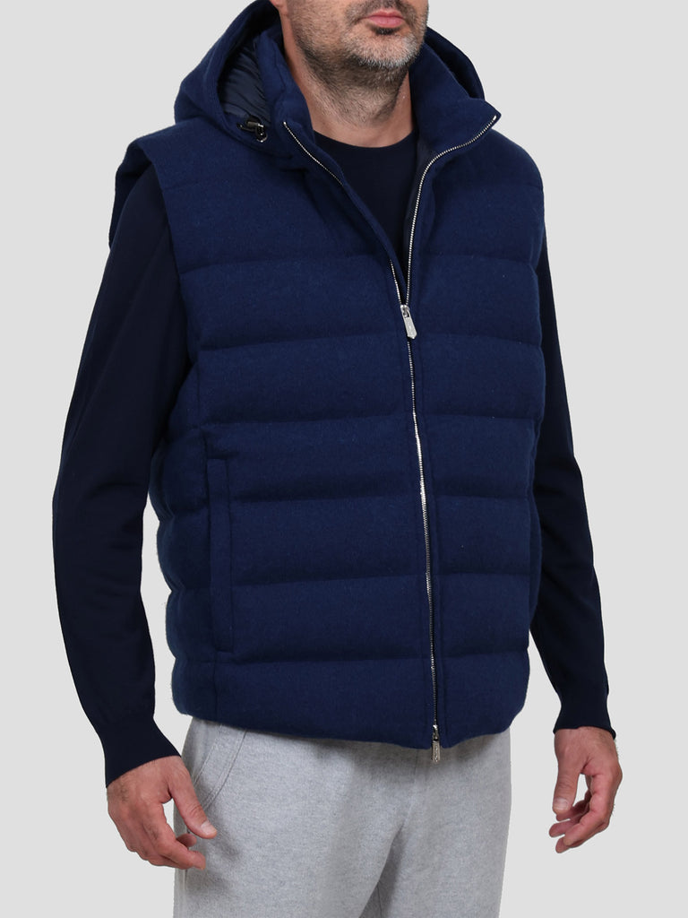 Svevo Giubbotto con zip in Cashmere Blu Acquista Ora