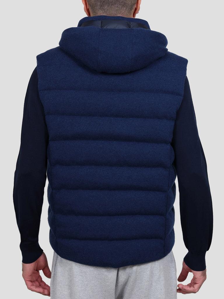 Svevo Giubbotto con zip in Cashmere Blu Acquista Ora
