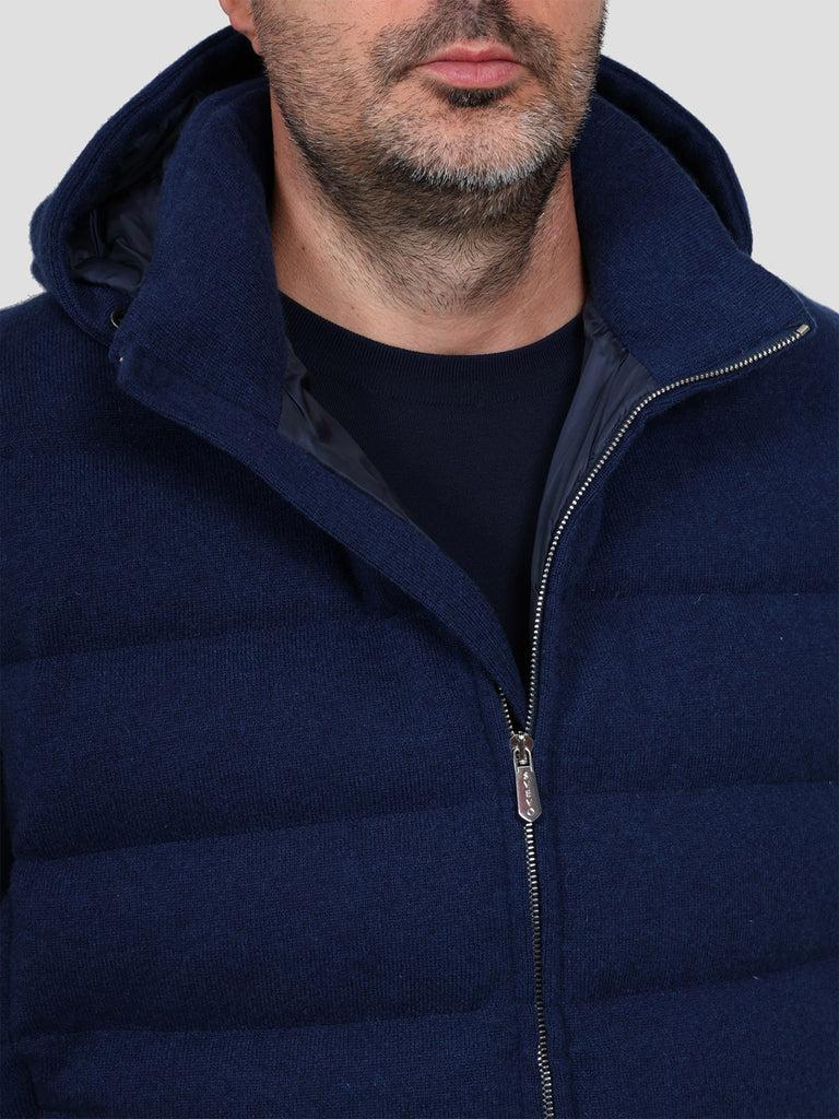 Svevo Giubbotto con zip in Cashmere Blu Acquista Ora