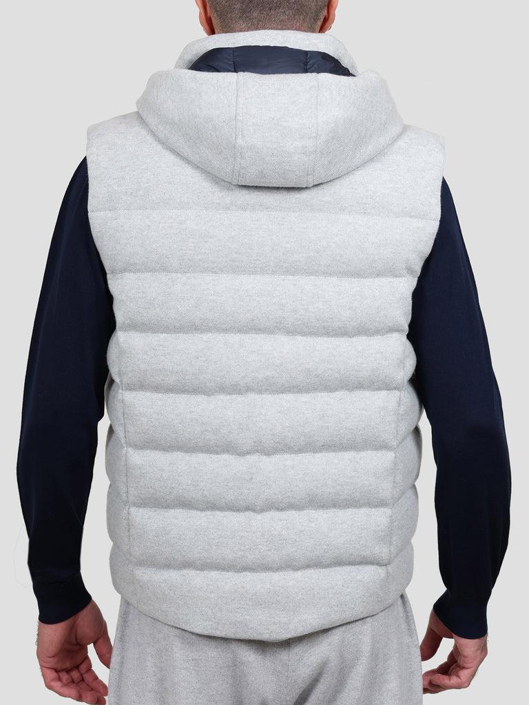 Svevo Giubbotto con zip in Cashmere Grigio Consegna Veloce