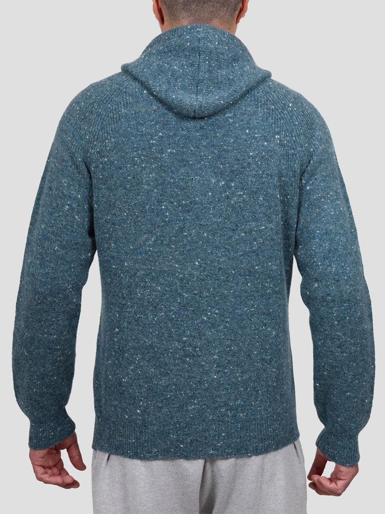 Svevo Giubbotto con zip Lana Cashmere e Poliammide Blu Promozione Limitata