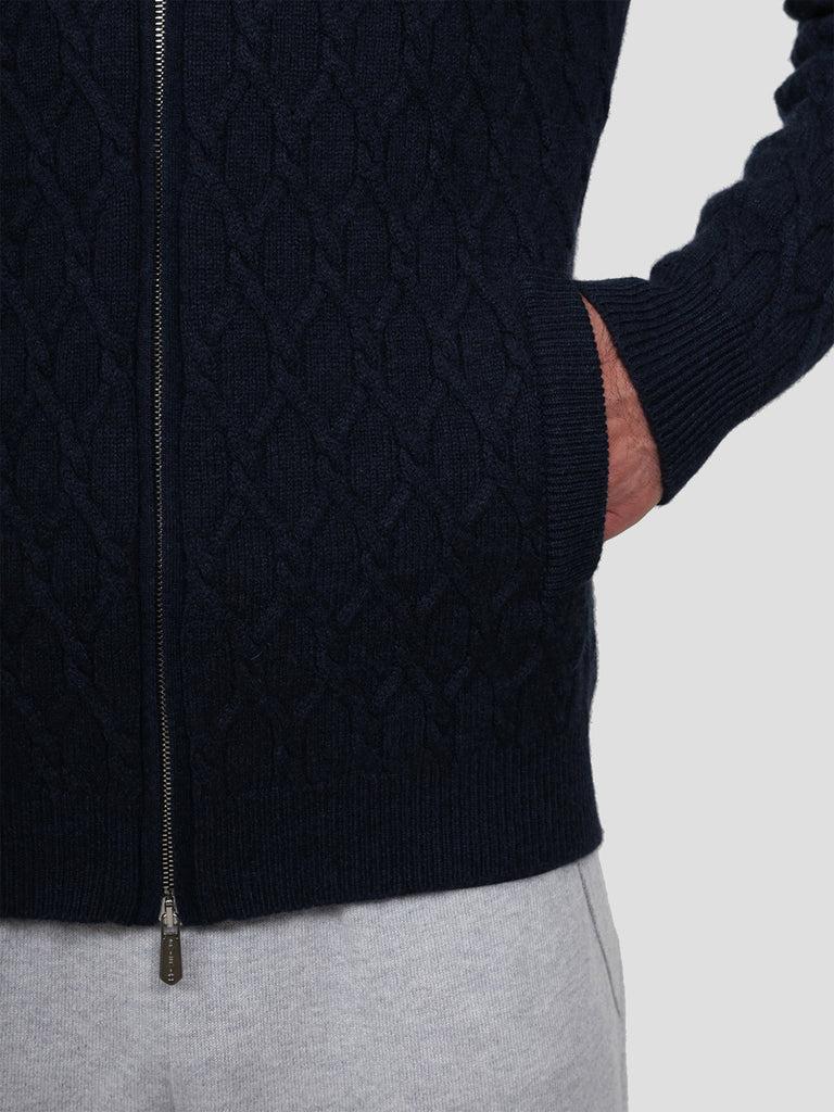 Svevo Giubbotto in Cashmere Blu Shopping Online