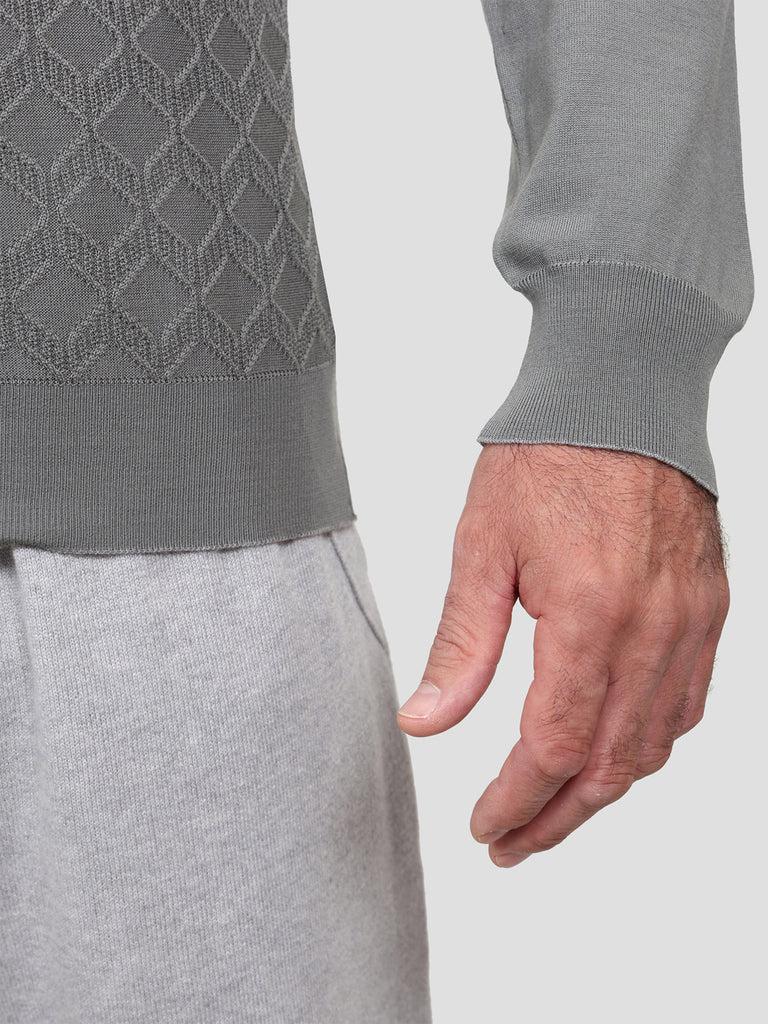 Svevo Maglia Polo Lana Merino Superfine 160's Grigia Hotsell