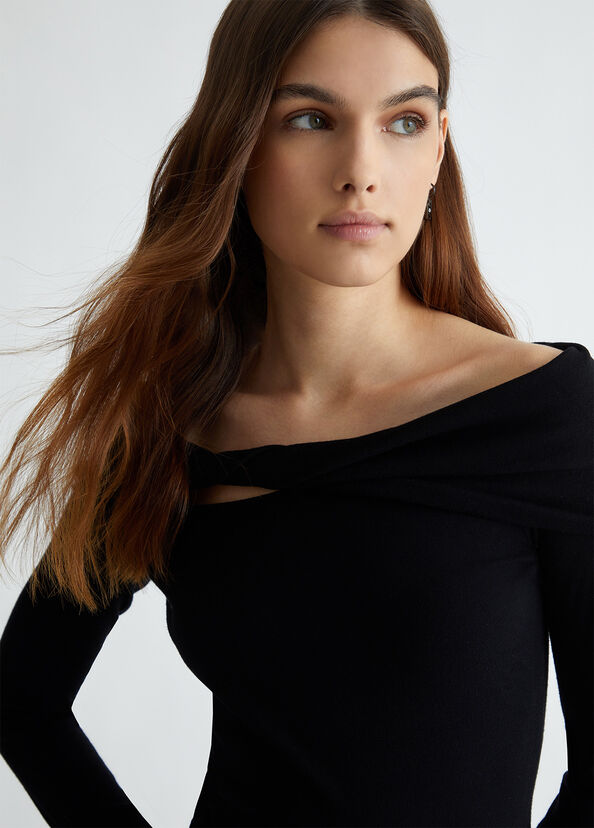 Liu Jo Body nero con cut-out Fino Al -60%