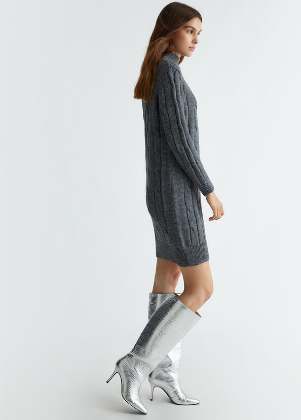 Liu Jo Abito grigio in maglia Shopping Online