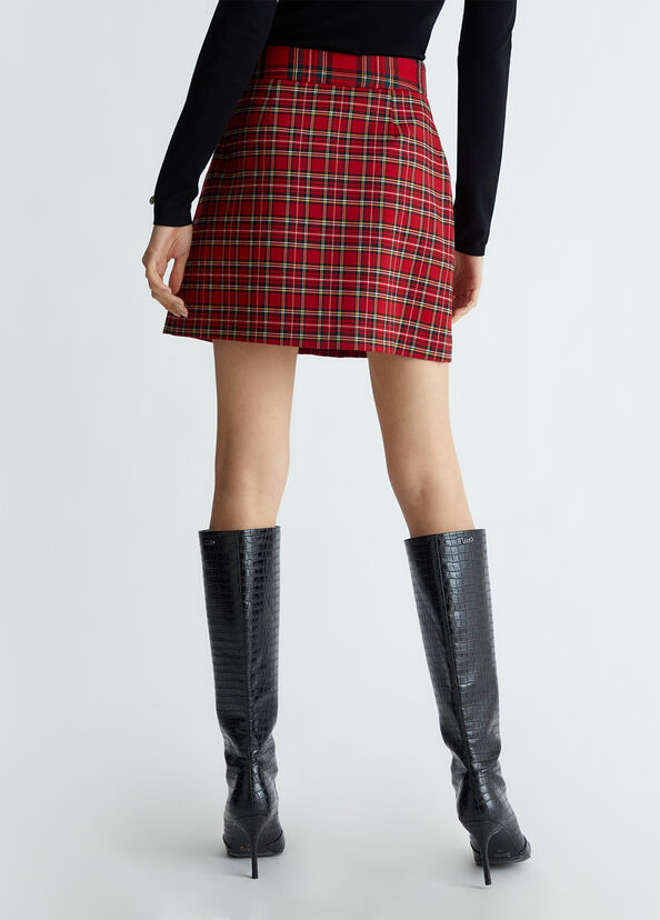 Liu Jo Minigonna a pieghe in tartan Affare Del Giorno