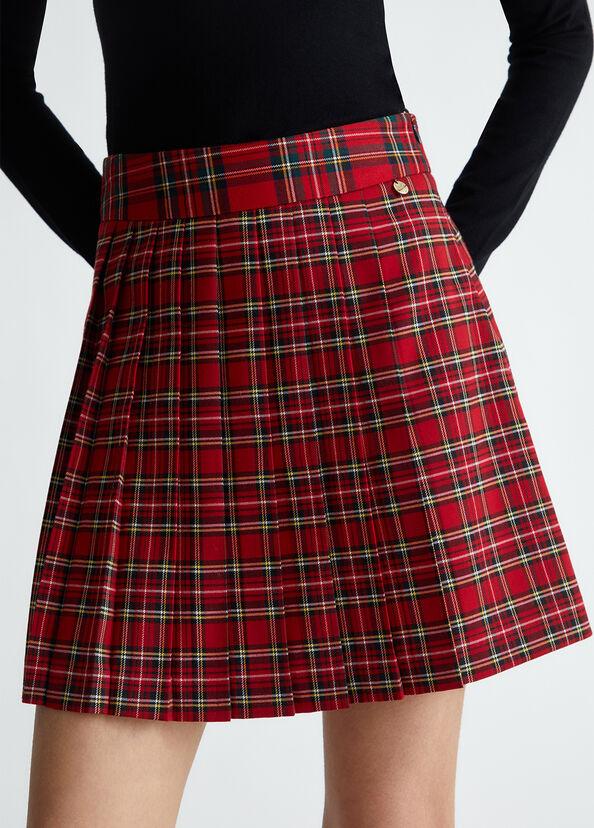 Liu Jo Minigonna a pieghe in tartan Affare Del Giorno