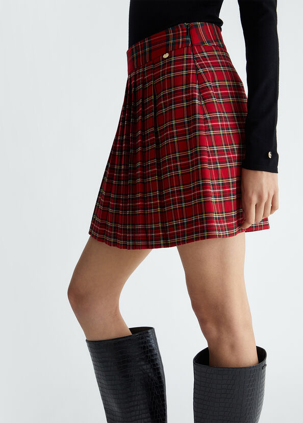 Liu Jo Minigonna a pieghe in tartan Affare Del Giorno