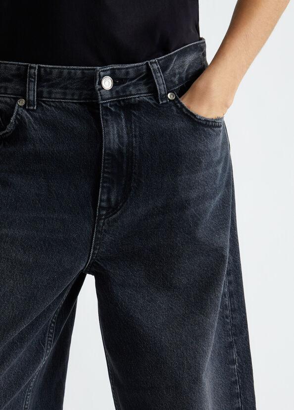 Liu Jo Jeans cropped con piume Outlet