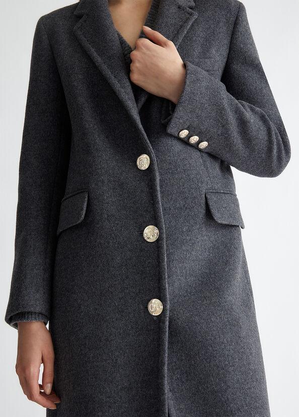 Liu Jo Cappotto slim in misto lana Saldi