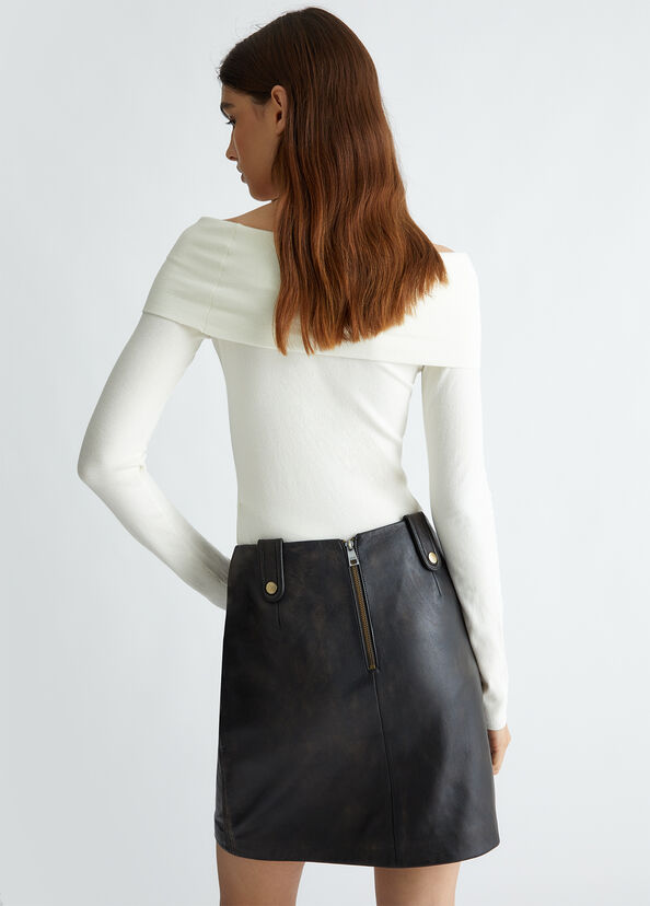 Liu Jo Body bianco con cut-out Vendita Economica