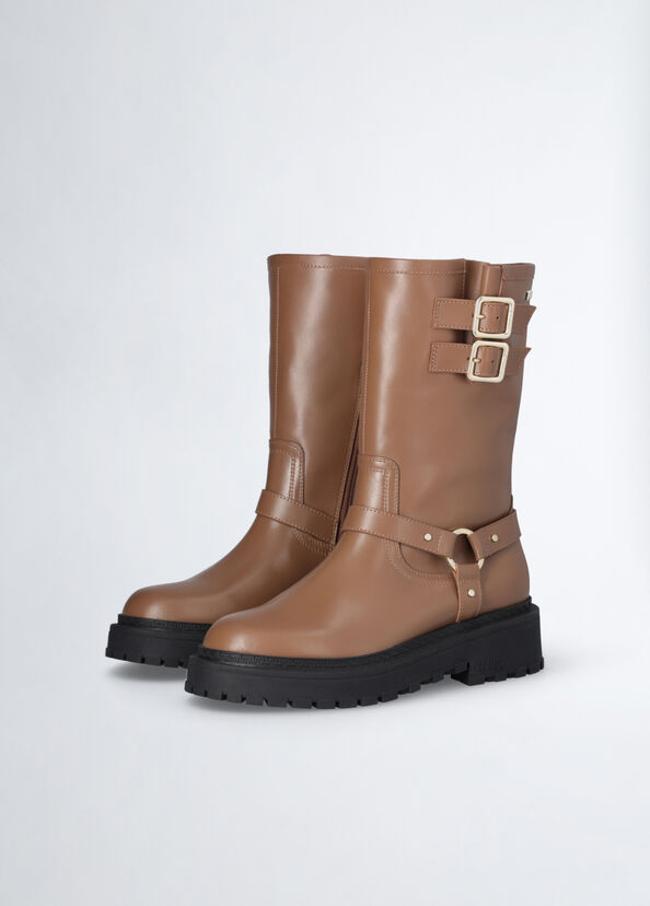 Liu Jo Biker boots in pelle Italia