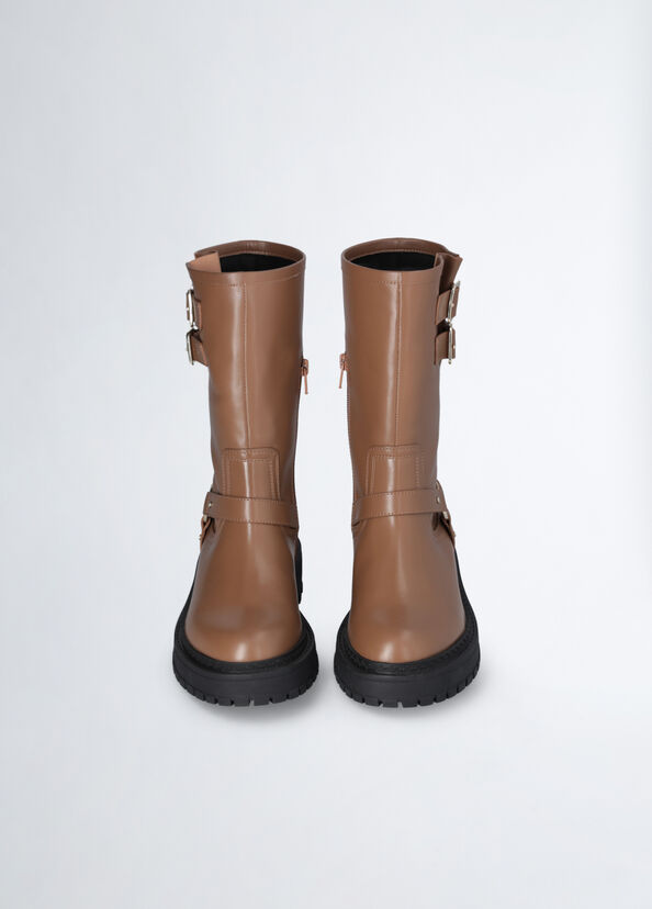 Liu Jo Biker boots in pelle Italia