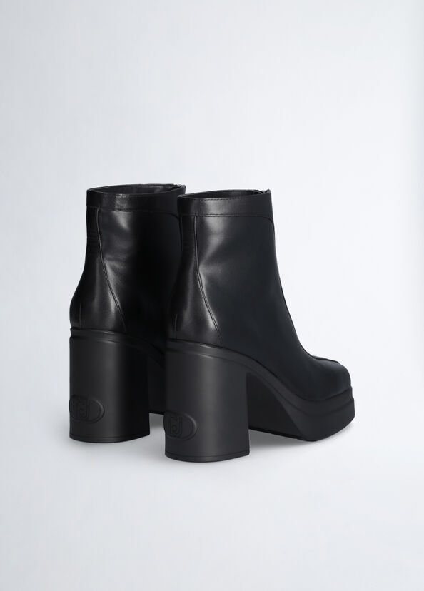 Liu Jo Stivaletti neri con zip Promozione