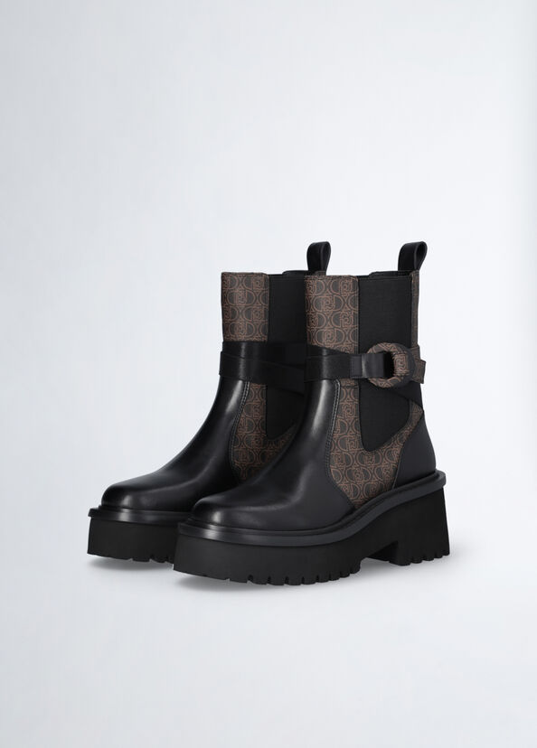 Liu Jo Stivaletti beatles monogram Consegna Veloce