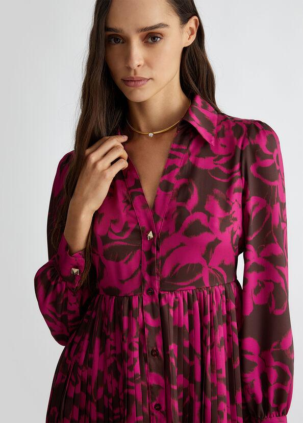 Liu Jo Vestito chemisier in twill stampato Saldi