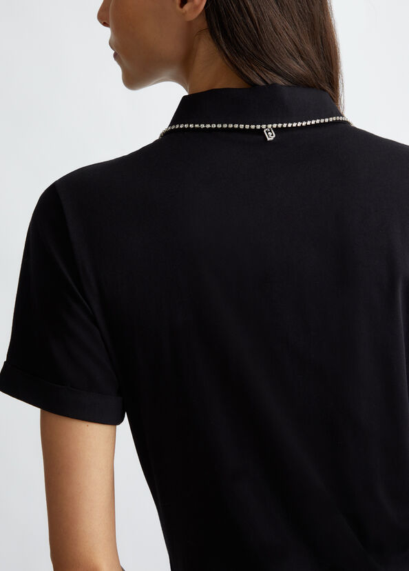 Liu Jo Polo con strass In Linea